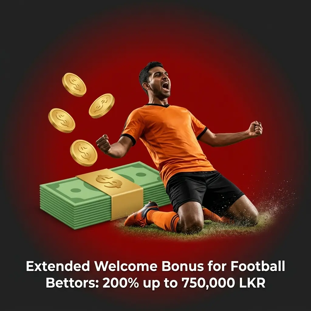 888starz 200% Extended Welcome Bonus up to 750,000 LKR for football bettors in Sri Lanka