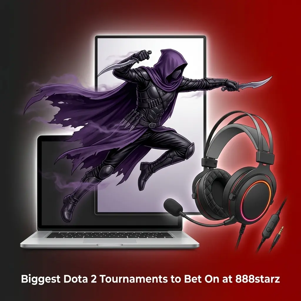 Biggest Dota 2 tournaments to bet on at 888starz including The International, ESL One, PGL Major, and EWC