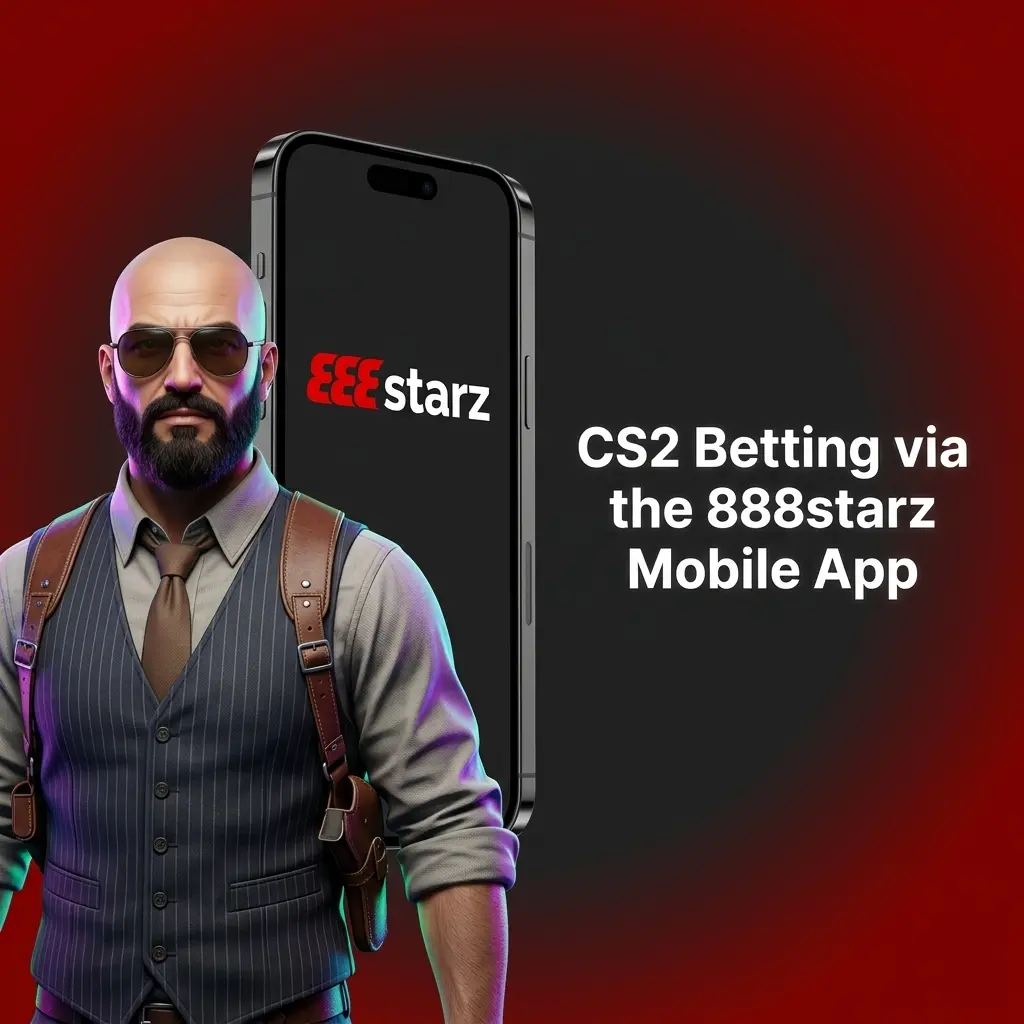 888starz mobile app interface showing CS2 betting markets with live odds for Counter-Strike 2 on Android and iOS
