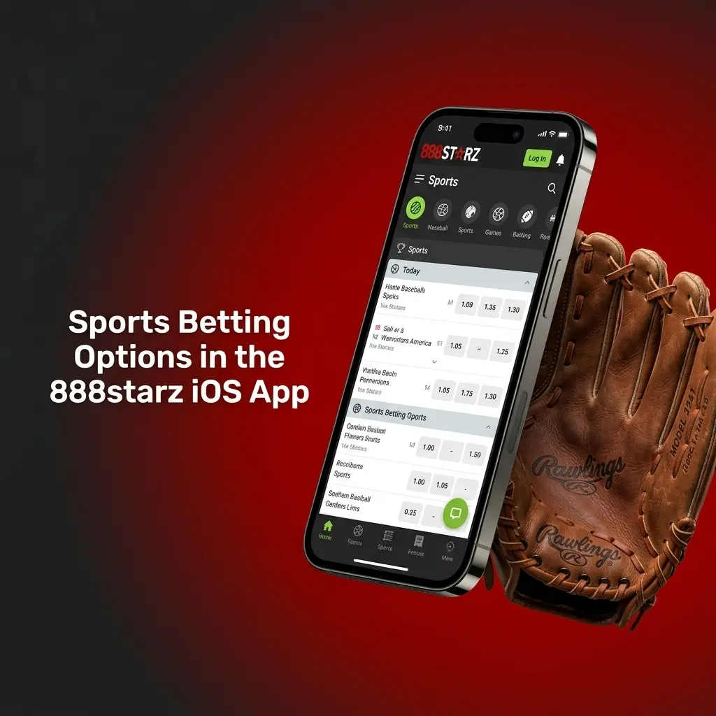 888starz iOS app sportsbook showing cricket, football, basketball, tennis, and esports betting options for Sri Lanka players