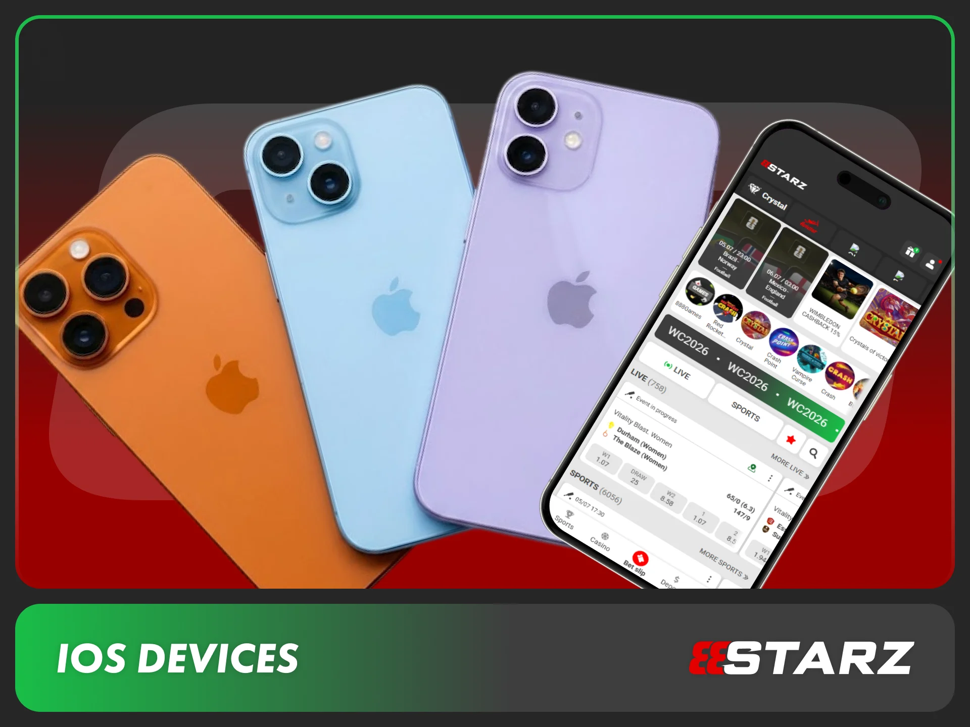 Check if your Apple gadget is compatible with the 888starz mobile app.