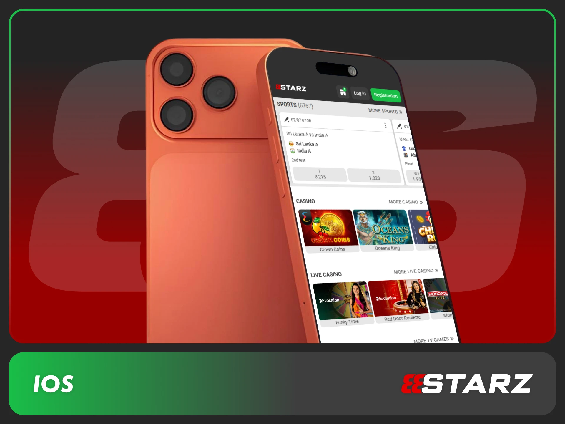 Install the 888starz mobile app on iOS devices for gaming.