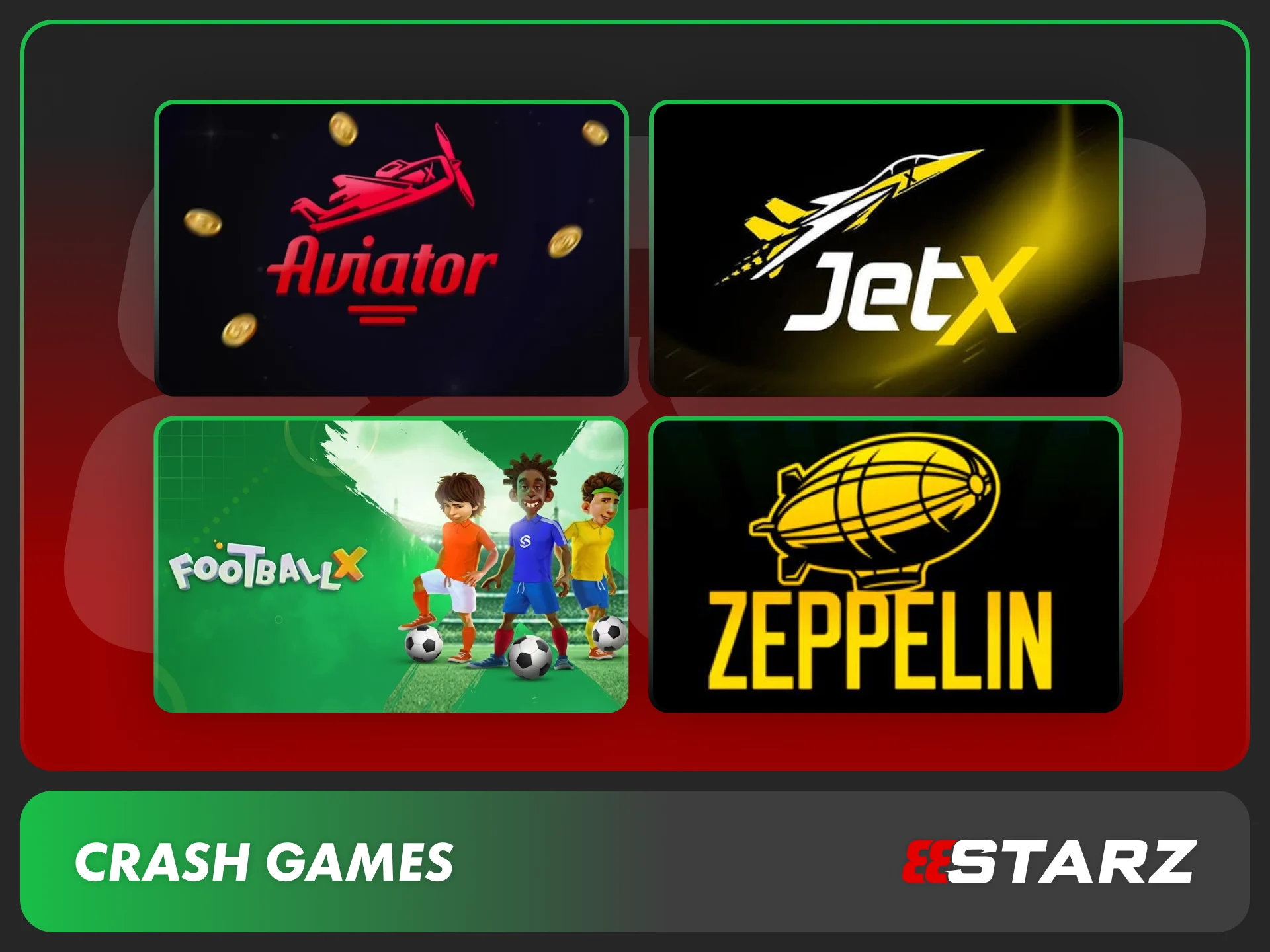 Play thrilling crash games on the 888starz casino website.